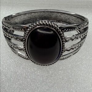 Southwestern Onyx Stone Bangle Bracelet